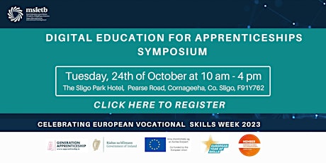 **POSTPONED Digital Education for Apprenticeships Symposium POSTPONED** primary image