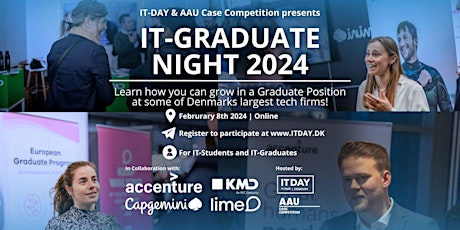 Primaire afbeelding van IT-Graduate Night 2024 with Accenture, Capgemini, KMD & Lime Technologies