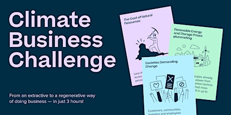 The Climate Business Challenge - your Climate Strategy in 3 hours
