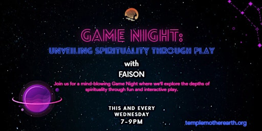 Hauptbild für Game Night: Unveiling Spirituality through Play