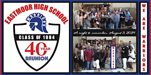 Image principale de Eastmoor High School Class of 1984 40th Reunion Celebration