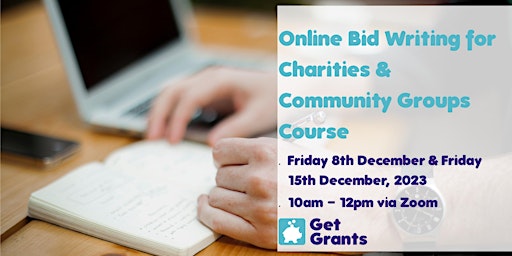 Online Bid-Writing for Charities and Community Groups Course primary image