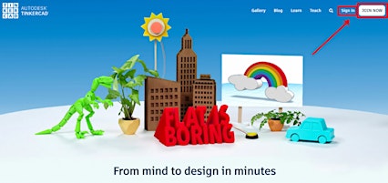 Hauptbild für Intro to 3D Design with Tinkercad