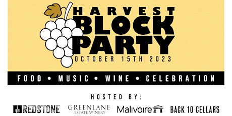 Image principale de Harvest Block Party 2023