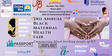 3rd Annual Black Maternal Health Fair primary image