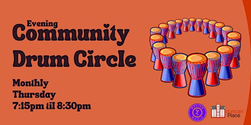Hauptbild für Evening Community Drum Circle at Duncan Place
