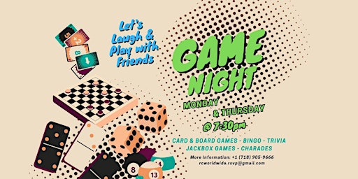 Hauptbild für [NYC] GAME NIGHT! | BOARD, CHESS & CARD GAMES AND MORE!