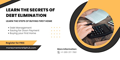 Imagem principal de FREE Class Pay Your Debt and Buy Your First Home