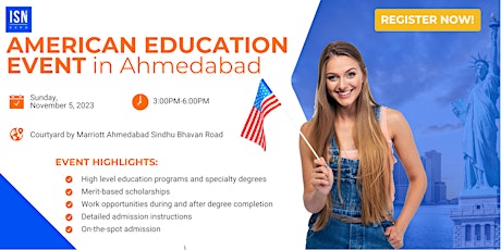 Hauptbild für American Education Event in Ahmedabad