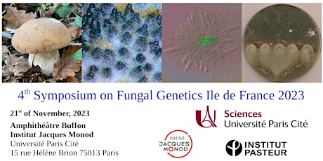 Image principale de 4th Symposium on Fungal Genetics Ile de France 2023
