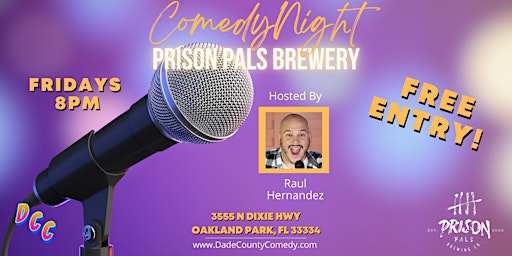 Primaire afbeelding van Comedy Night at Prison Pals Brewery