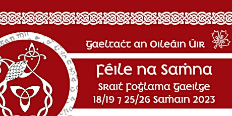 Irish Immersion Series / Féile na Samhna - Gaeilge ar Líne primary image