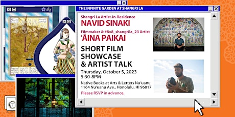 Short Film Showcase and Artist Talk feat. Navid Sinaki & 'Āina Paikai primary image