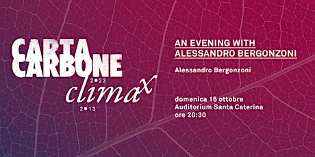 An evening with Alessandro Bergonzoni  primärbild