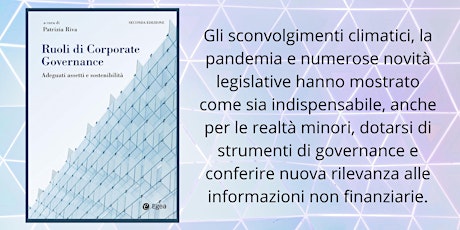 Immagine principale di RUOLI DI CORPORATE GOVERNANCE. ADEGUATI ASSETTI E SOSTENIBILITÀ 