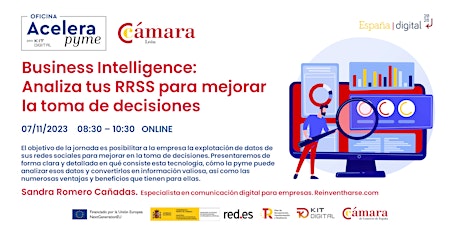 Imagem principal do evento Business Intelligence: Analiza tus RRSS para mejorar la toma de decisiones