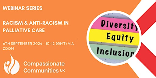 Immagine principale di Webinar Series - Racism and Palliative Care 