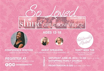 SHINE Girls Conference 2014 primary image