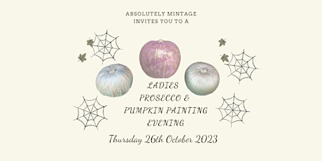 Ladies Prosecco and Pumpkin Painting evening primary image