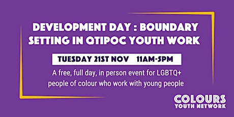 [in person] November Youth Worker Gathering : Development Day primary image
