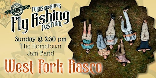 Primaire afbeelding van West Fork Fiasco at the Fly Fishing Festival- Hometown Jam Band Sunday Show