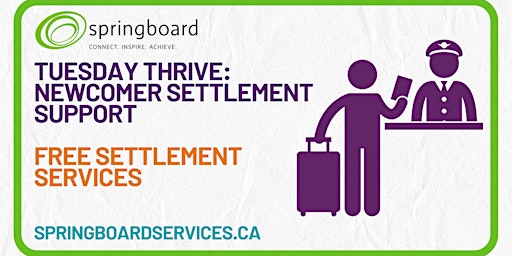 Immagine principale di Tuesday Thrive: Newcomer Settlement Support 