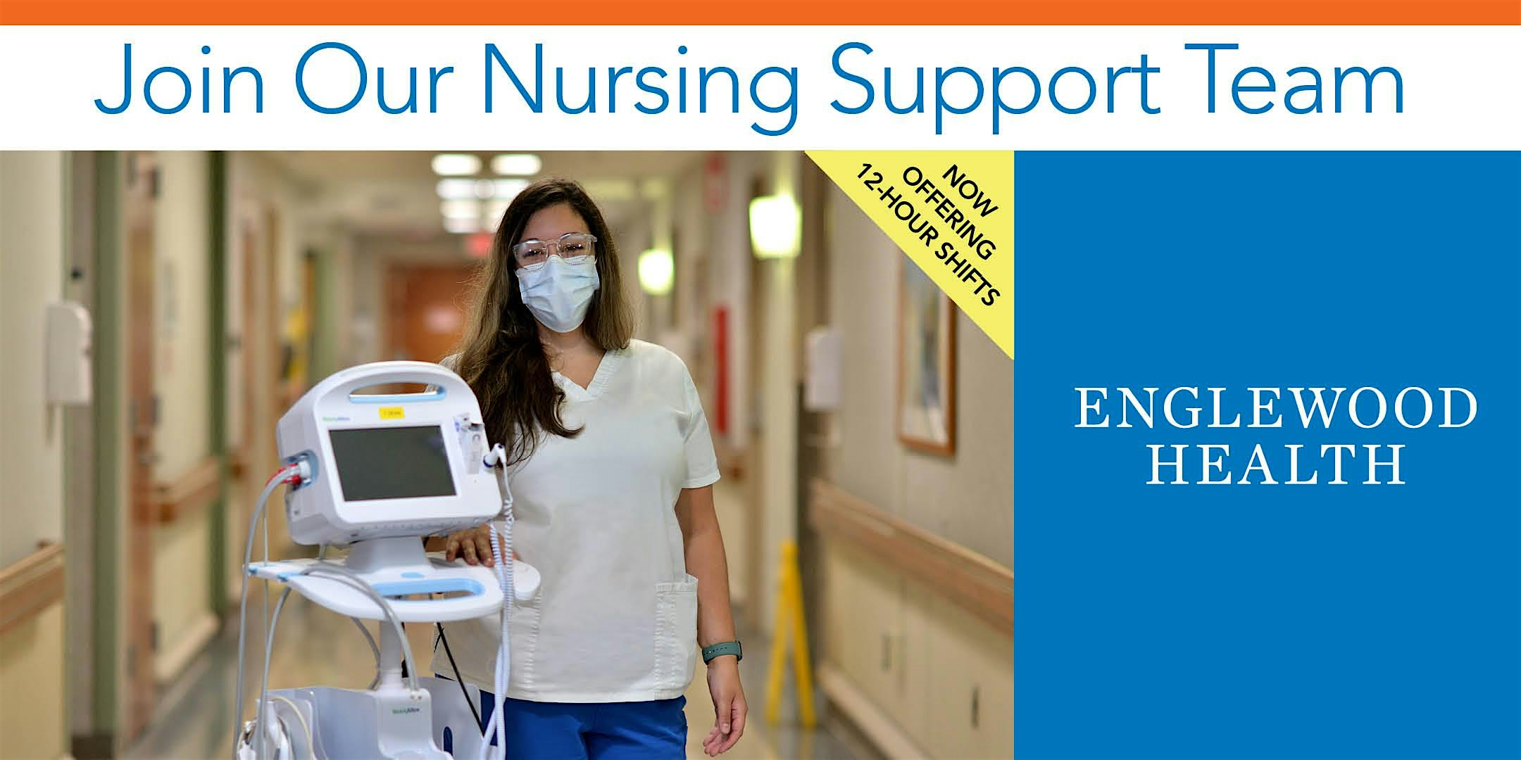 More info: Nursing Support Hiring Event