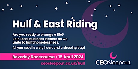CEO Sleepout Hull 2024
