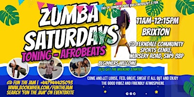 Imagem principal de ZUMBA & AFROBEATS + TONING | crazy fun | BRIXTON \ South-West London