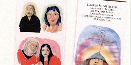 Complimentary custom portraits by artist Lauren Weinstein.  primärbild