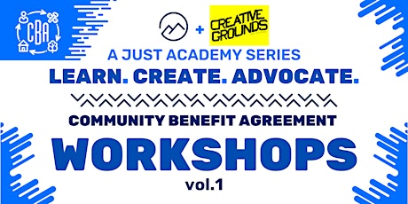 Learn. Create. Advocate. - CBA Workshops at Creative Grounds primary image