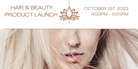 Hair and Beauty Product Launch primary image