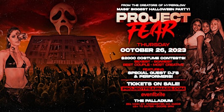 PROJECT FEAR “Massachusetts Biggest Halloween Party" primary image