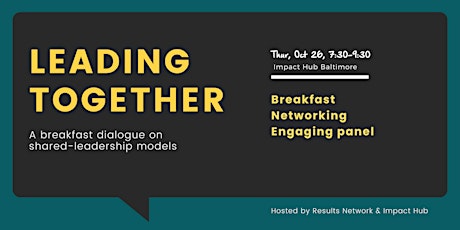 Hauptbild für Leading Together: A Breakfast Dialogue on Co-Leadership