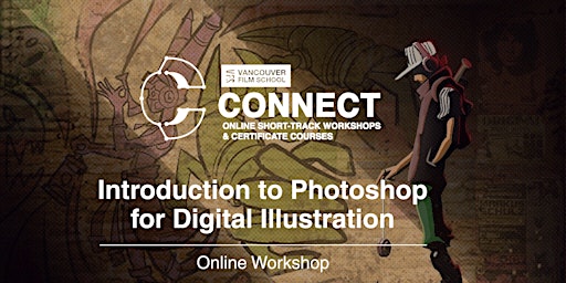 Hauptbild für Intro to Photoshop for Digital Illustration (Online) June 8 - June 16, 2024