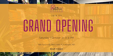 Sew Creative Grand Opening primary image