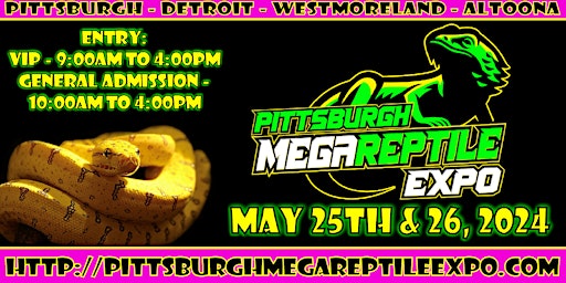 Pittsburgh Mega Reptile Expo primary image