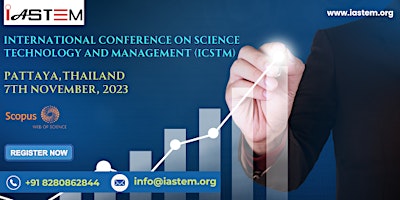 International Conference on Science Technology and Management (ICSTM) primary image