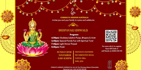 Hauptbild für Deepavali (Diwali) with Family Fun - 2023