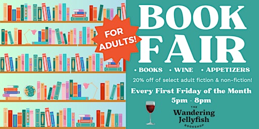 Imagem principal de First Friday Book Fair for Adults!