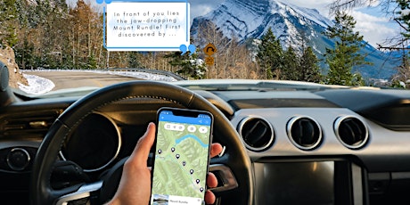Smartphone Audio Driving Tour between Lake Louise & Calgary