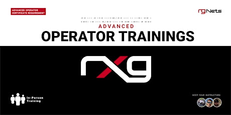 Imagem principal do evento rXg Advanced Operator Training - Ruckus