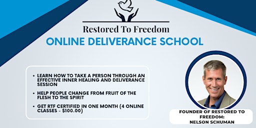 Imagen principal de RTF - May Online Deliverance School