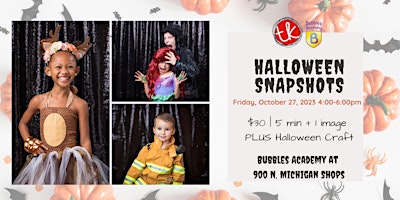 Imagem principal do evento Bubbles 900 Shops Halloween Snapshots 10/27
