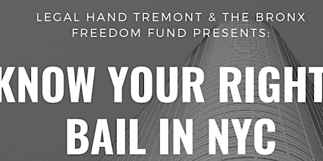 Bail in NYC - Legal Hand Tremont primary image