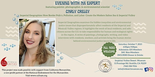 Evening With An Expert: Carly Creley- Imperial Geographies primary image