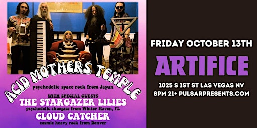 ACID MOTHERS TEMPLE (Japan) - THE STARGAZER LILIES - CLOUD CATCHER (21+) primary image
