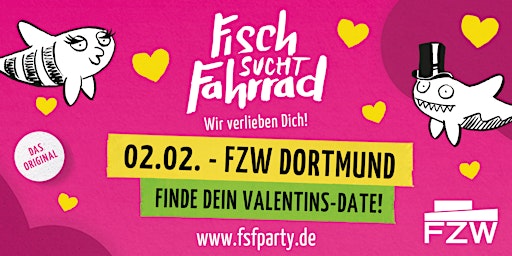 Fisch sucht Fahrrad Dortmund | Valentins-Special | 02.02.24 primary image