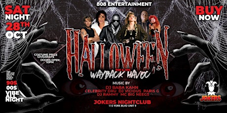 Imagen principal de Halloween Wayback Havoc Playing 90s and 00s