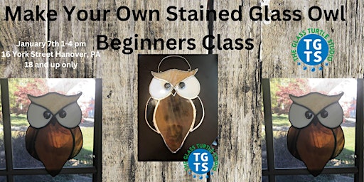 Make Your Own Stained Glass Owl-Beginner Class primary image